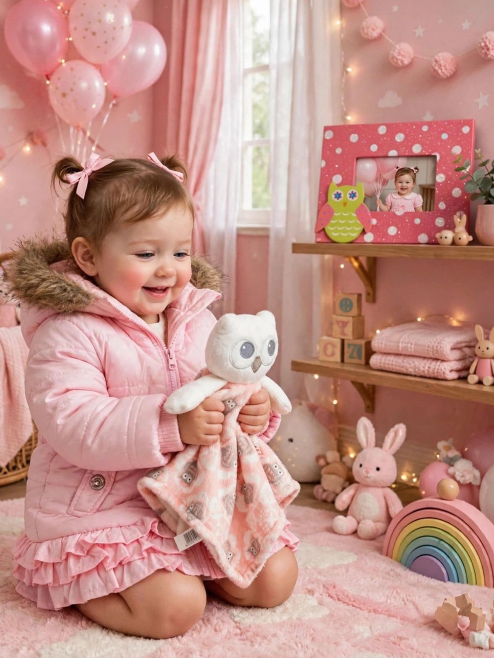 🍭🍬Pink Gorgeous Baby Puffer Coat 🍬🍭